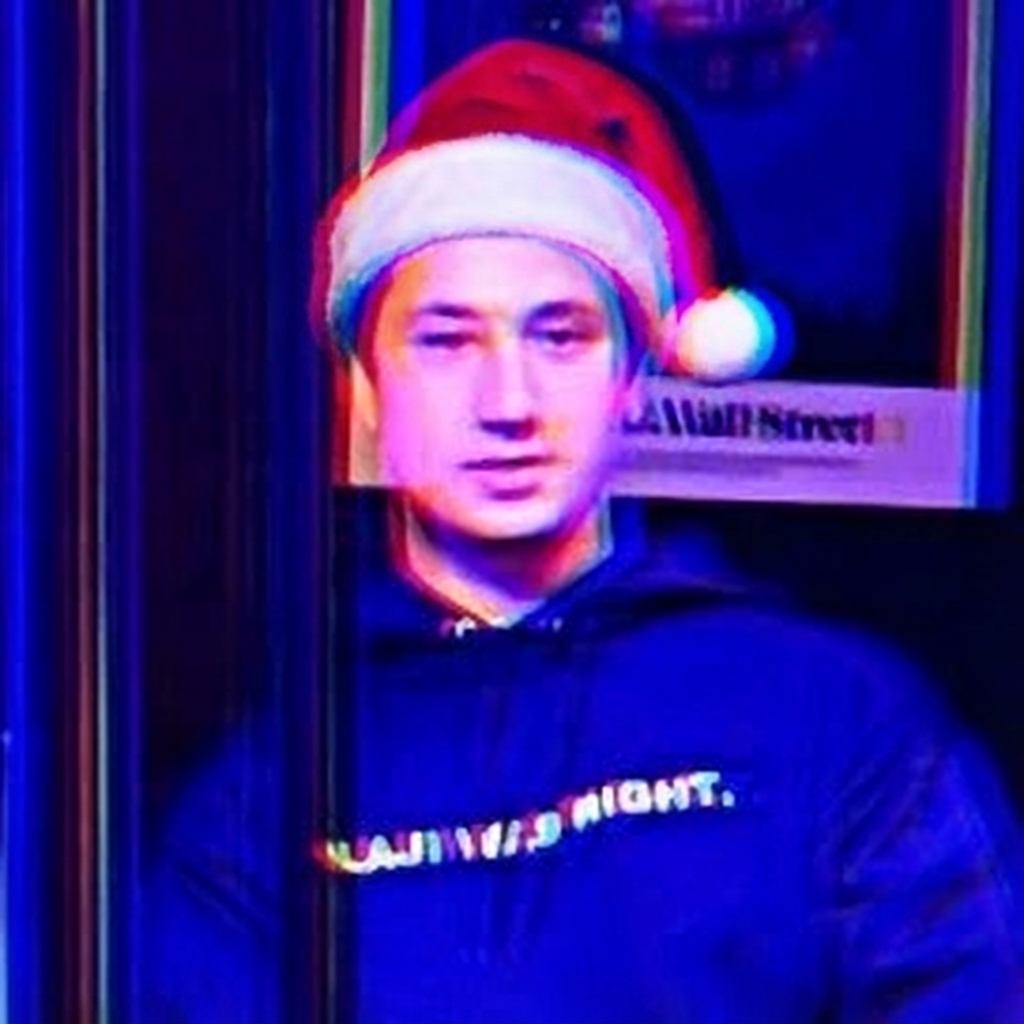 Santa hat profile pic example 2